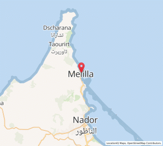 Carte : Melilla
