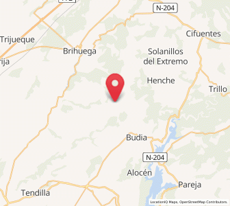 Map of Membribe, Castille-La Mancha