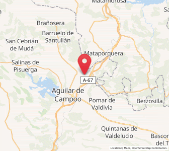 Map of Menaza, Castille and León