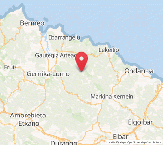 Map of Merika, Basque Country