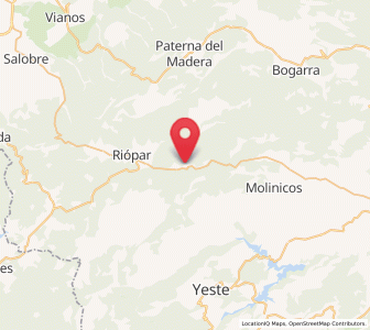 Map of Mesones, Castille-La Mancha