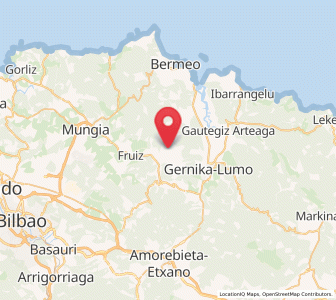Map of Metxika, Basque Country
