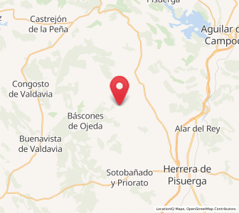 Map of Micieces de Ojeda, Castille and León