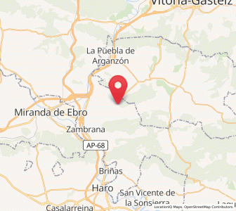 Map of Mijancas, Basque Country