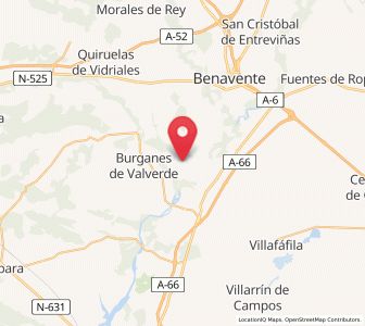 Map of Milles de la Polvorosa, Castille and León
