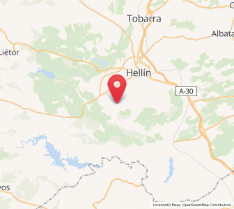Map of Mingogil, Castille-La Mancha