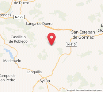 Map of Miño de San Esteban, Castille and León