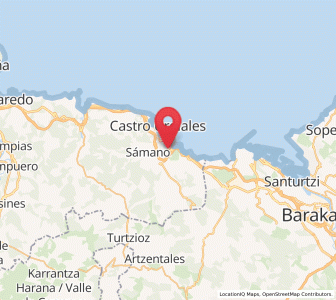 Map of Mioño, Cantabria