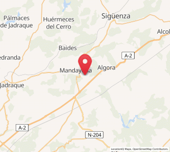 Map of Mirabueno, Castille-La Mancha
