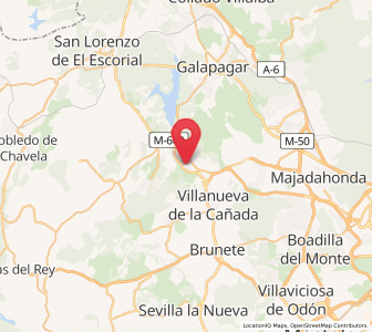 Map of Mirador del Romero, Madrid