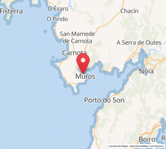 Map of Miraflores, Galicia