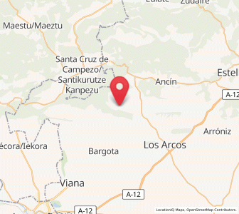 Map of Mirafuentes, Navarre