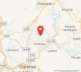 Map of Mirallos, Galicia
