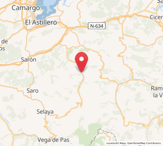 Map of Mirones, Cantabria
