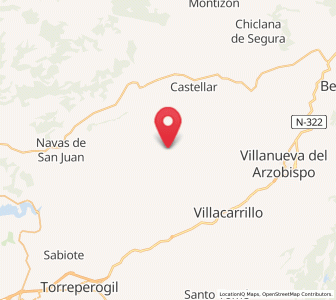 Map of Mogino, Andalusia
