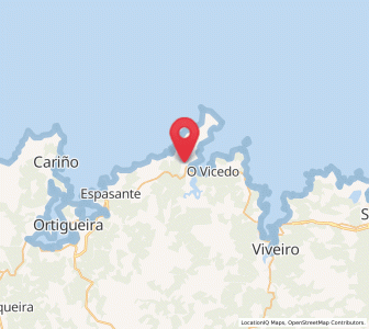 Map of Mogor, Galicia