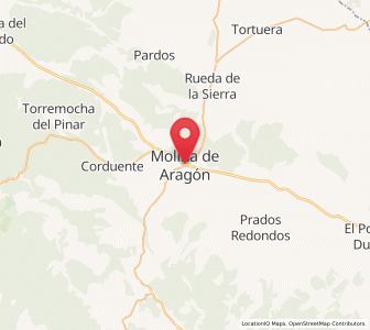 Map of Molina d'Aragon, Castille-La Mancha