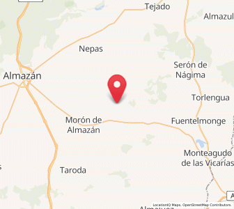 Map of Momblona, Castille and León