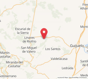 Map of Monleón, Castille and León