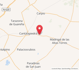 Map of Monte Alto, Castille and León