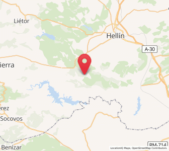 Map of Monte Grajas, Castille-La Mancha