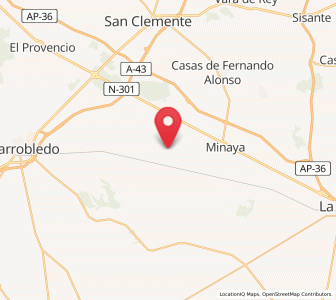 Map of Monte Orenes, Castille-La Mancha