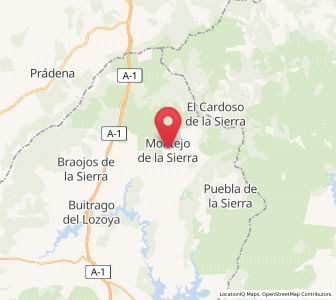 Map of Montejo de la Sierra, Madrid