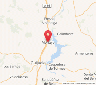 Map of Montejo, Castille and León