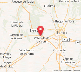 Map of Montejos del Camino, Castille and León