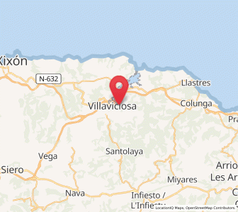 Map of Montoto, Asturias