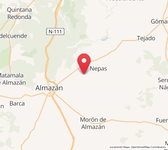 Map of Moñux, Castille and León