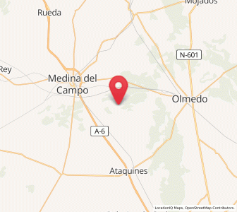 Map of Moraleja de las Panaderas, Castille and León
