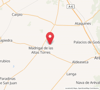 Map of Moraleja de Matacabras, Castille and León