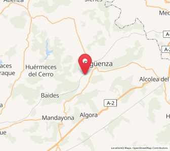 Map of Moratilla de Henares, Castille-La Mancha