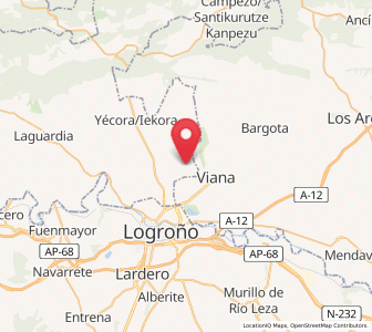 Map of Moreda Araba / Moreda de Álava, Basque Country