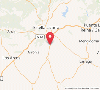 Map of Morentin, Navarre