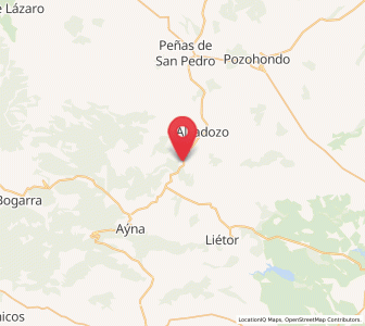 Map of Moriscote, Castille-La Mancha