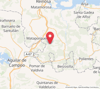 Map of Moroso, Cantabria