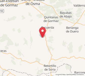 Map of Mosarejos, Castille and León