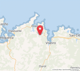 Map of Mosende, Galicia