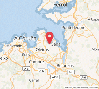 Map of Mosteirón, Galicia