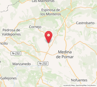 Map of Mozares, Castille and León
