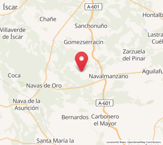 Map of Mudrián, Castille and León