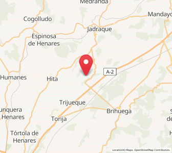 Map of Muduex, Castille-La Mancha
