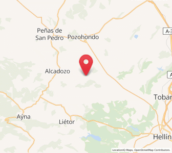 Map of Mullidar, Castille-La Mancha