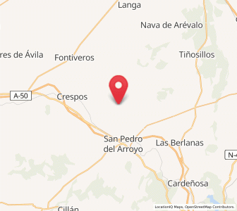 Map of Muñomer del Peco, Castille and León