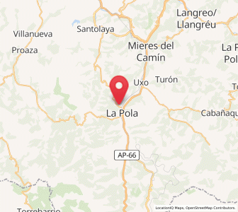 Map of Muñón Fondero, Asturias