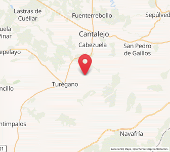 Map of Muñoveros, Castille and León
