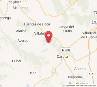 Map of Murero, Aragon