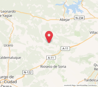 Map of Muriel de la Fuente, Castille and León